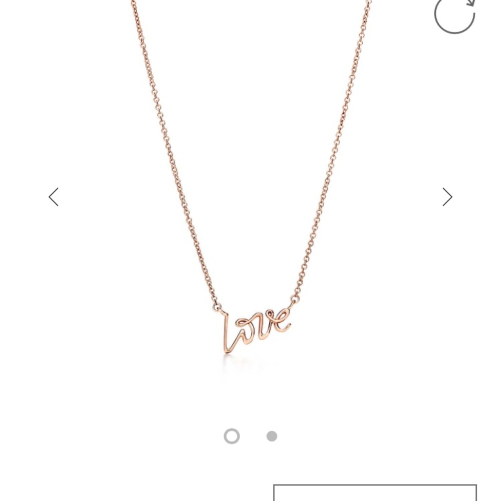 Tiffany and Co Love necklace "silver"